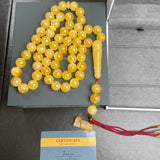 Honey Amber Misbaha 57 Beads 12mm 72g Prayer beads