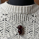 Natural Amber Pendant 925 Sterling Silver Made in Eu Baltic Gemstone 7.5g