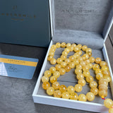 Natural Amber Misbaha Tasbih 66 Prayer Beads 11.8mm 73g
