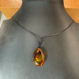 Vintage Natural Amber Pendant Authentic Baltic Gemstone 2g Gift
