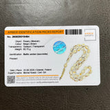 Handmade Honey White Amber Misbaha 13x15mm 60.75g 33 beads LAB certificate