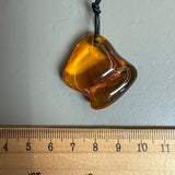 Vintage Natural Amber Pendant Authentic Baltic Gemstone 6.5g Gift