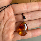 Vintage Natural Amber Pendant Authentic Baltic Gemstone 2g Gift