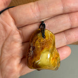 Vintage Natural Amber Pendant Authentic Baltic Gemstone 11.5g Gift