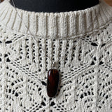 Natural Amber Pendant 925 Sterling Silver Made in Eu Baltic Gemstone 3.5g Gift