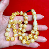 *EXCLUSIVE HONEY WHITE AMBER MISBAHA 11mm 31g