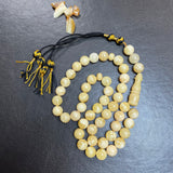 Vintage Natural Amber Misbaha Tasbih Islamic Prayer Beads 12mm 53g