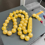 Honey Amber Misbaha 33 Beads 12mm 51g Prayer beads