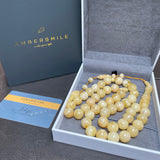 Handmade Tamlika Amber Misbaha Tasbih Prayer Beads 12.5mm 57.4g
