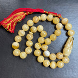 Luxury Amber Misbaha Tasbih Islamic Prayer Beads 14.5mm 73.5g