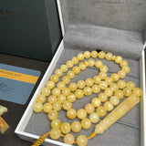 Honey Amber Misbaha 66 Beads 10mm 50g Prayer beads