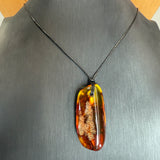 Vintage Natural Amber Pendant Authentic Baltic Gemstone 6.5g Gift
