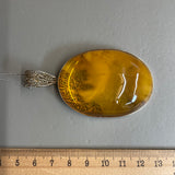 Amber Pendant With Copper Made in Eu Baltic Natural Gemstone 23.5g Gift