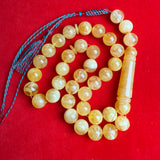 YELLOW AMBER MISBAHA 13.9mm 67g