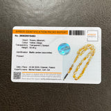 Handmade Honey White Amber Misbaha 12x15mm 58.48g 33 beads LAB certificate