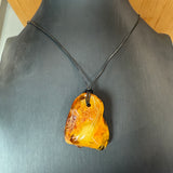Vintage Natural Amber Pendant Authentic Baltic Gemstone 11.5g Gift