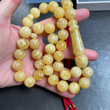 Poland Amber Misbaha Tasbih Islamic Prayer Beads 14mm 70.5g