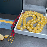 Honey Amber Misbaha 57 Beads 12mm 72g Prayer beads
