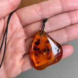 Vintage Natural Amber Pendant Made in EU Baltic Gemstone 6 g Gift