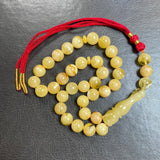 Natural Baltic Amber Misbaha Tasbih Islamic Prayer Beads 10.5mm 29.5g