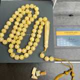 Honey Amber Misbaha 66 Beads 10mm 50g Prayer beads
