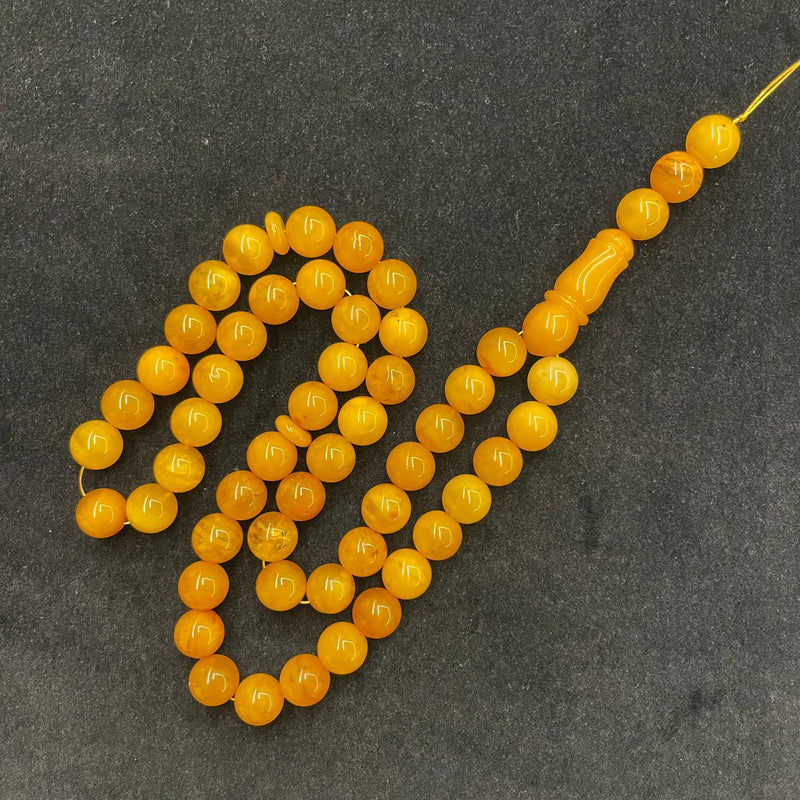 ANTIQUE AMBER ROSARY 12,3mm [65G12,3MM]