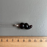 Natural Amber Pendant 925 Sterling Silver Made in Eu Baltic Gemstone 2g Gift