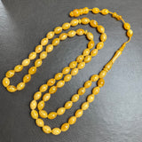 Antiq Pressed Amber Style Misbaha Tasbih 40g | 8x12mm | 66 beads