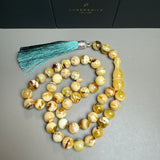 Handmade Oreo Amber Tasbih Misbaha Islamic Prayer Beads 11.3mm 44.9g