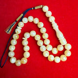 WHITE AMBER MISBAHA 11.3mm 33.2g