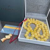 Honey Amber Misbaha 57 Beads 12mm 71g Prayer beads