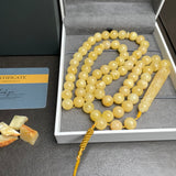 Honey Amber Misbaha 66 Beads 10mm 50g Prayer beads