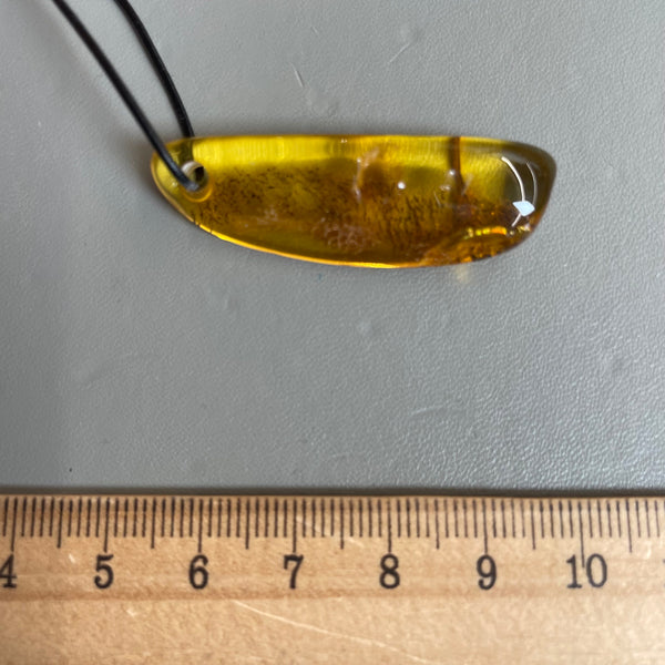 Vintage Natural Amber Pendant Authentic Baltic Gemstone 4g Gift
