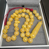Honey Amber Misbaha 33 Beads 12mm 51g Prayer beads
