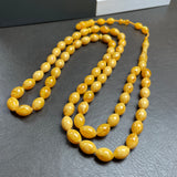 Antiq Pressed Amber Style Misbaha Tasbih 40g | 8x12mm | 66 beads