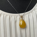 Natural Amber Pendant 925 Sterling Silver Made in Eu Baltic Gemstone 5.5g