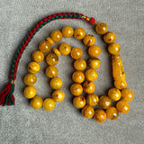 ANTIQ OLD AMBER MISBAHA 12.5mm 43.6g