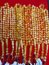 EXCLUSIVE WHITE AMBER MISBAHA 10-14mm