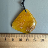 Vintage Natural Amber Pendant Made in EU Baltic Gemstone 4.5 g Gift