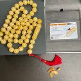 Honey Amber Misbaha 57 Beads 12mm 69.2g LAB certificate