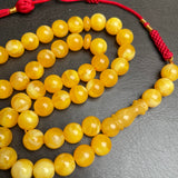Antiq Pressed Amber Style Misbaha Tasbih 28.5g | 10mm | 45 beads
