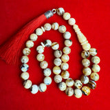 OREO WHITE AMBER MISBAHA 10mm 32.8g