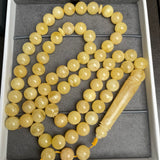 Honey Amber Misbaha 66 Beads 10mm 50g Prayer beads