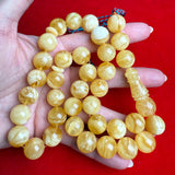 WHITE AMBER MISBAHA 13.7mm 58.2g