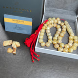 Oreo Amber Misbaha Tasbih Prayer Beads 13.2mm 74.5g