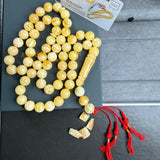 Honey Amber Misbaha 57 Beads 12mm 74.9g LAB certificate