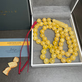 Honey Amber Misbaha 57 Beads 12mm 71g Prayer beads