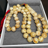 Oreo Amber Misbaha Tasbih Prayer Beads 12mm 62.4g