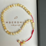 WHITE BRACELET MISBAHA 6,5mm 5,4g