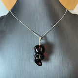 Natural Amber Pendant 925 Sterling Silver Made in Eu Baltic Gemstone 5.5g